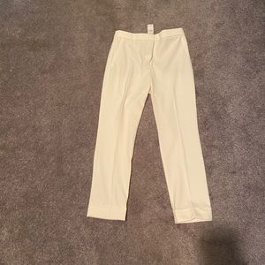 NWT Ann Taylor white ankle pants
